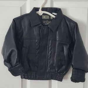 Toddler Leather Jacket XS